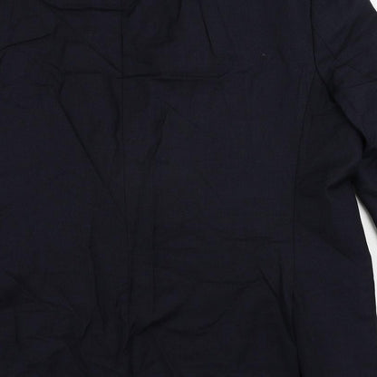 Mens UK Size 46 Marks and Spencer Regular Blue Suit Jacket