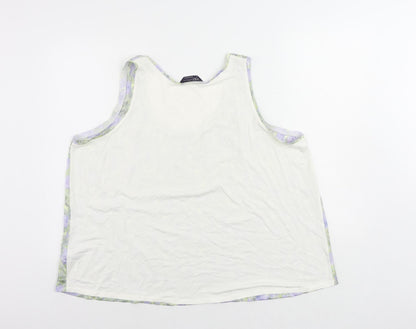 Womens UK Size 20 Marks and Spencer Purple Basic Tank