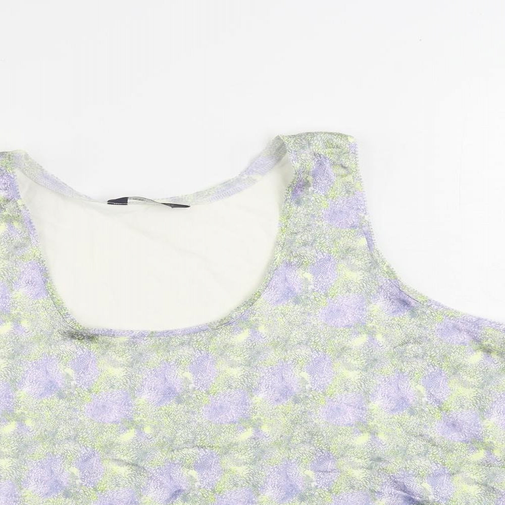 Womens UK Size 20 Marks and Spencer Purple Basic Tank