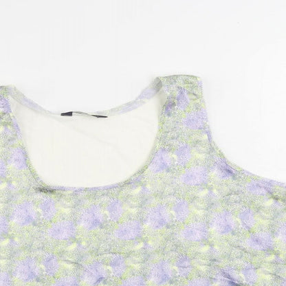 Womens UK Size 20 Marks and Spencer Purple Basic Tank