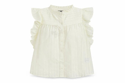 Womens UK Size 6 Marks and Spencer Ivory Basic Button-Up