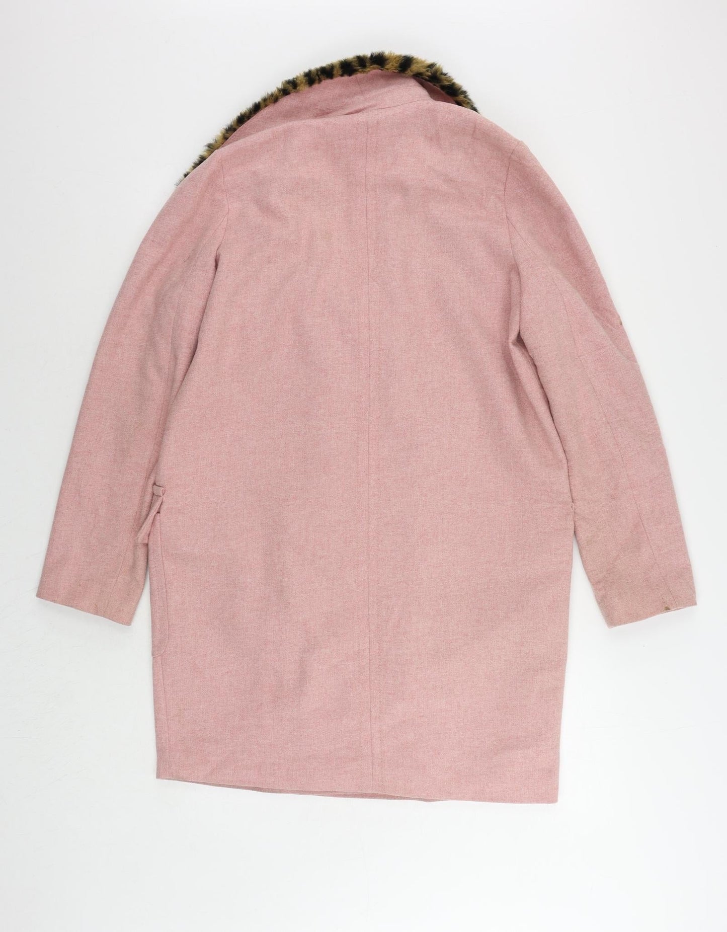 Womens UK Size 10 ASOS Pink Pea Coat