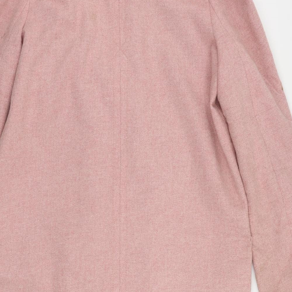 Womens UK Size 10 ASOS Pink Pea Coat