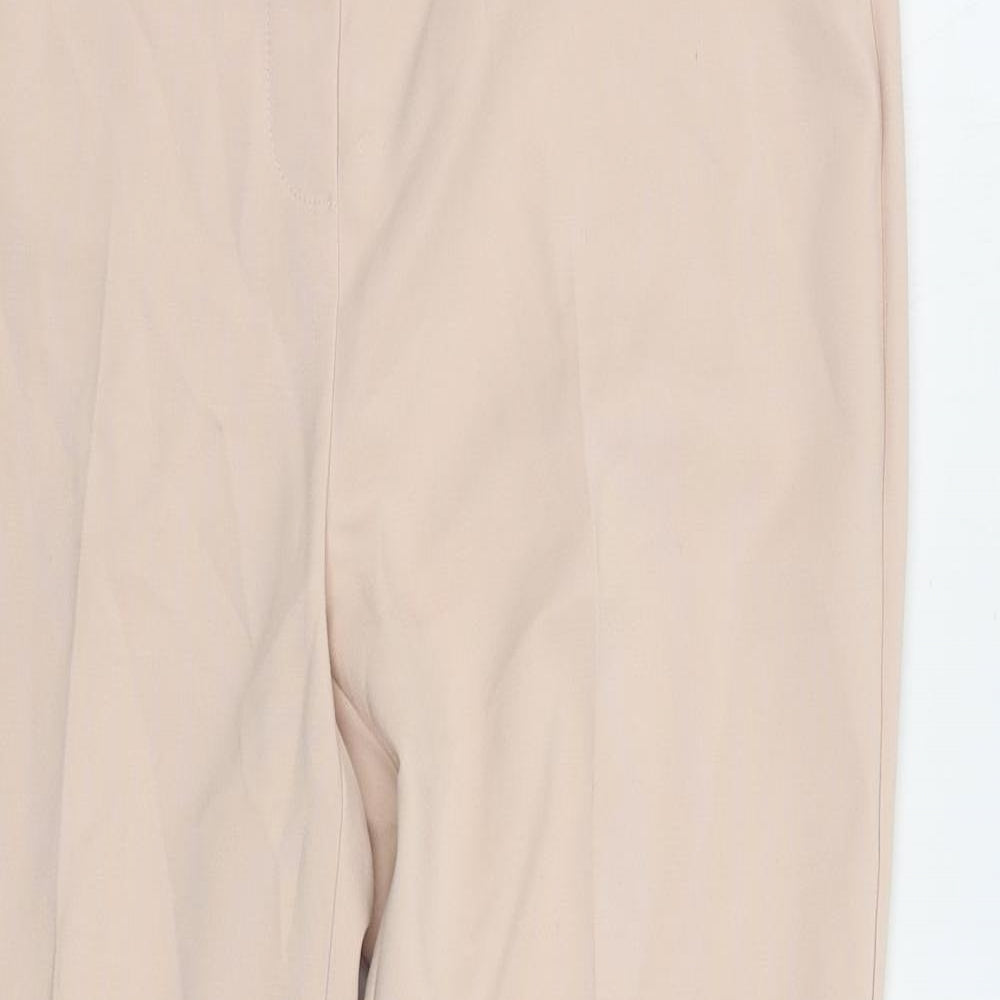 Womens UK Size 12 Marks and Spencer Regular Fit Chino Pink Trousers