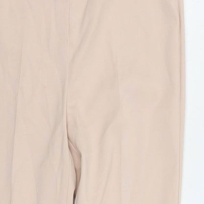 Womens UK Size 12 Marks and Spencer Regular Fit Chino Pink Trousers