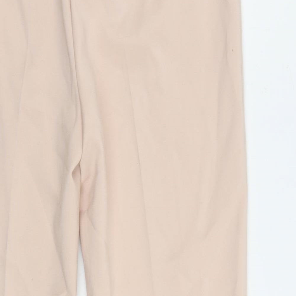Womens UK Size 12 Marks and Spencer Regular Fit Chino Pink Trousers
