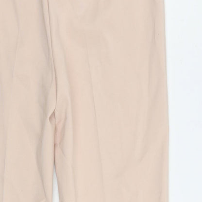 Womens UK Size 12 Marks and Spencer Regular Fit Chino Pink Trousers