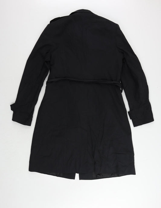 Womens UK Size 12 Debenhams Blue Trench Coat