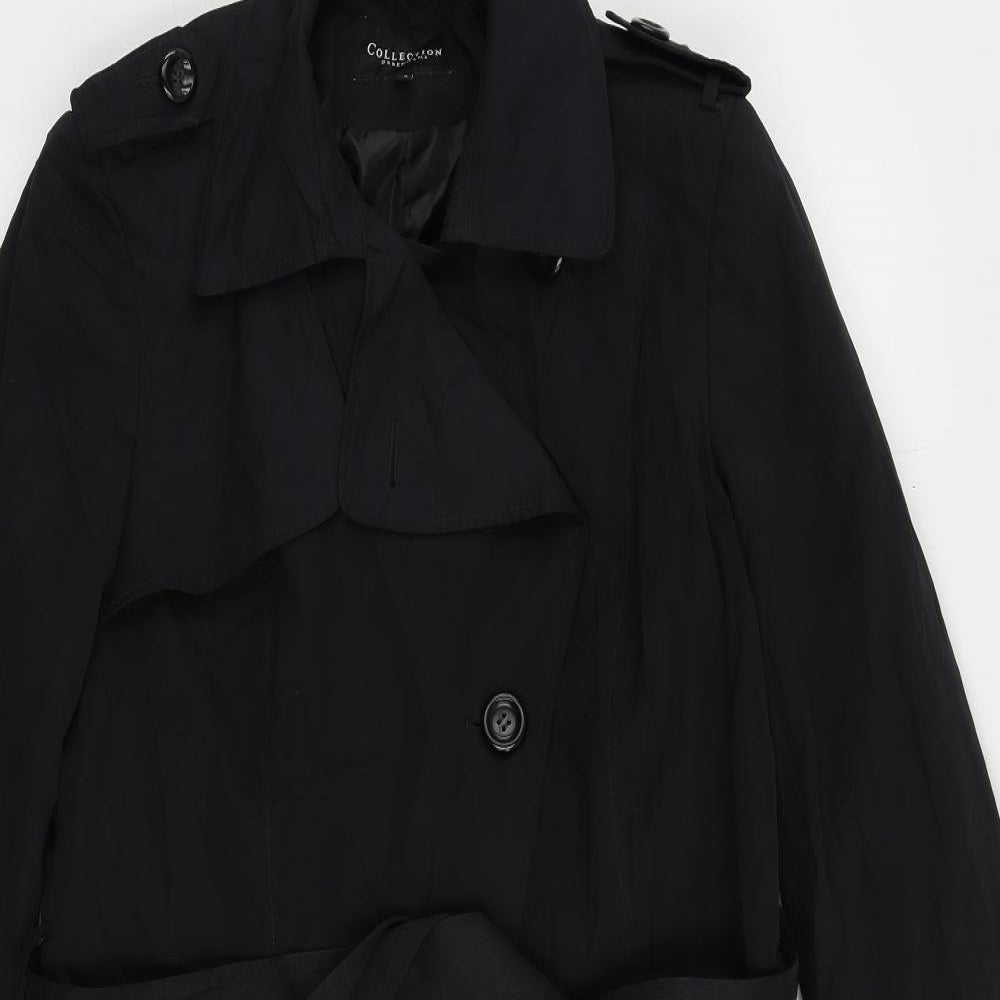 Womens UK Size 12 Debenhams Blue Trench Coat