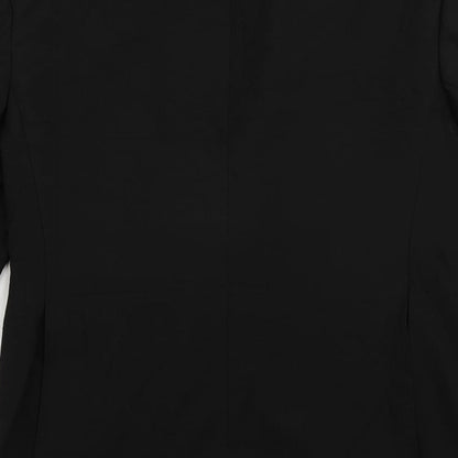 Clubclass Tailoring Mens Black Polyester Jacket Suit Jacket Size 42 Regular