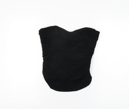 Womens UK Size 12 Coast Black Basic T-Shirt