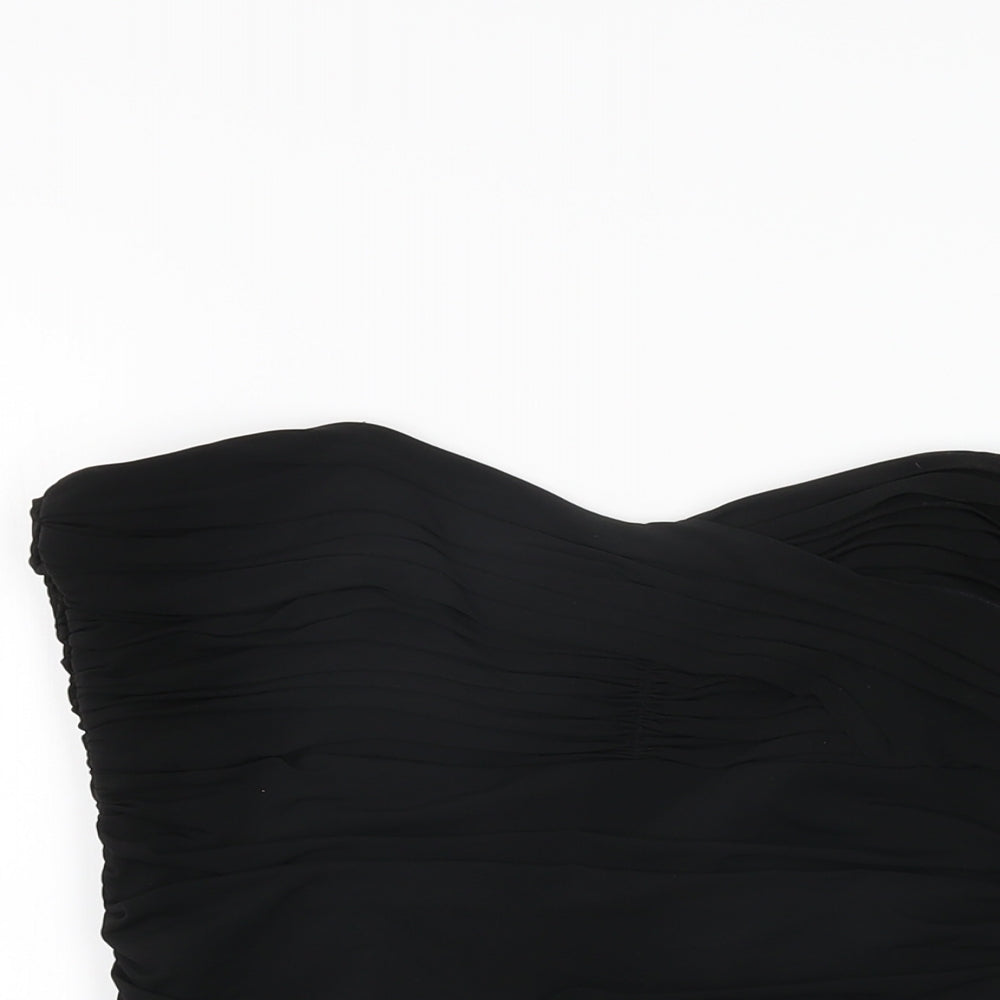 Womens UK Size 12 Coast Black Basic T-Shirt