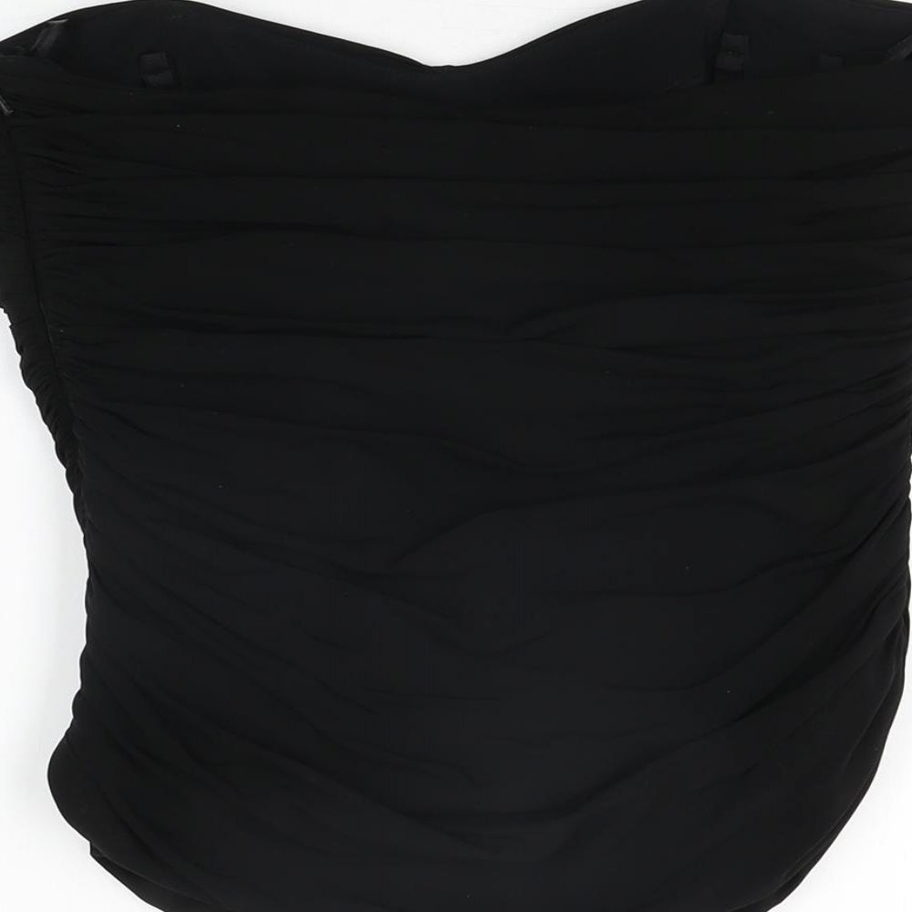 Womens UK Size 12 Coast Black Basic T-Shirt