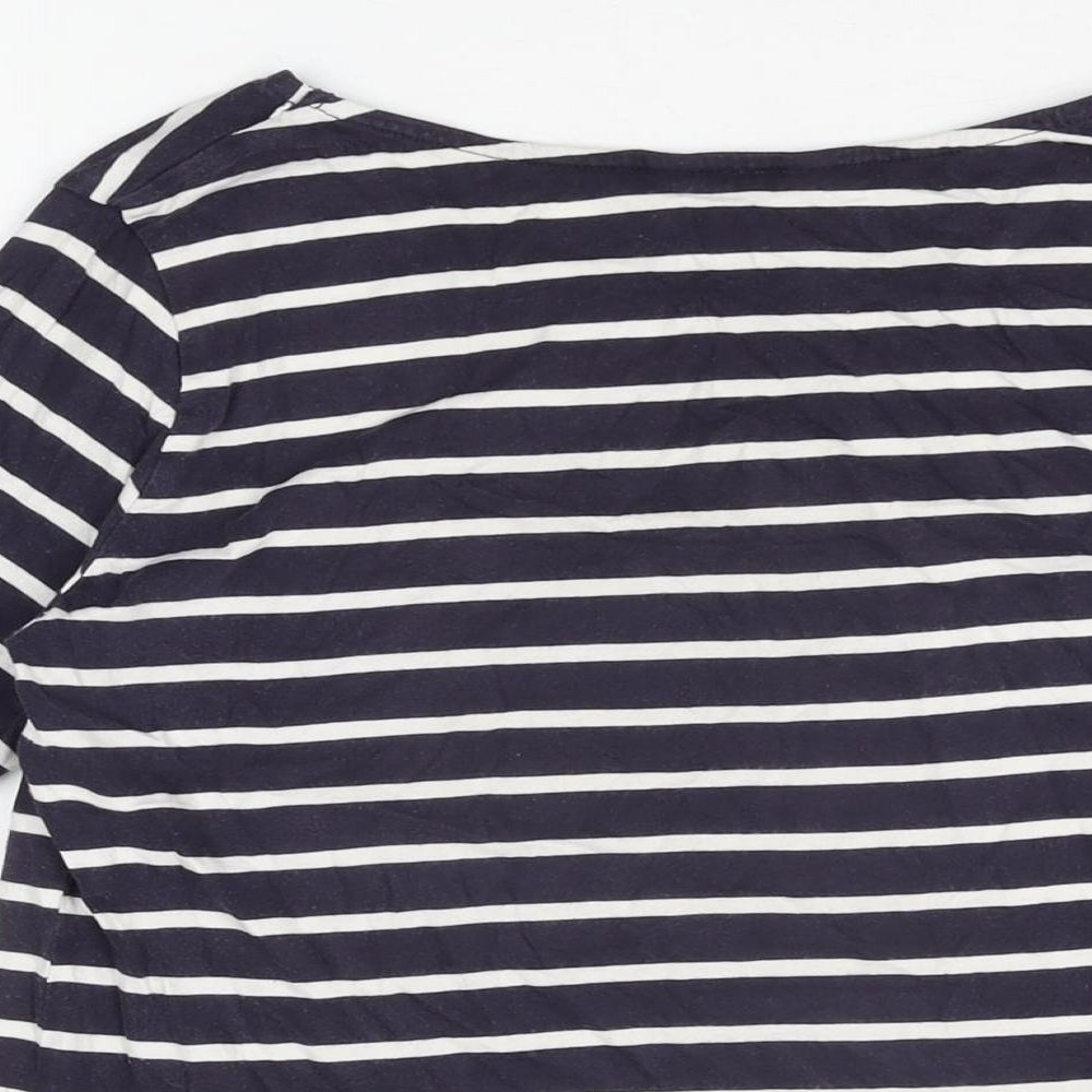 Womens UK Size 10 New Look Blue Basic T-Shirt