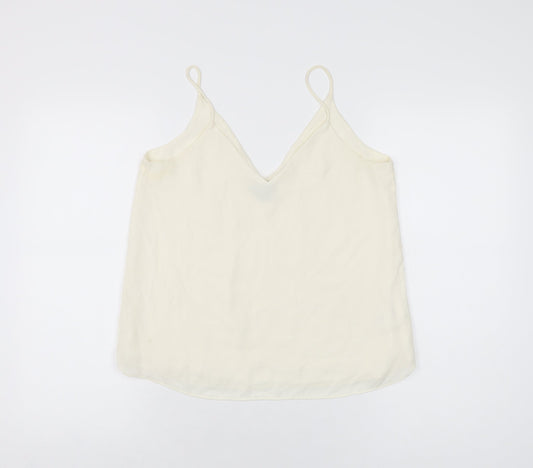 Womens UK Size 8 H&M Ivory Camisole T-Shirt