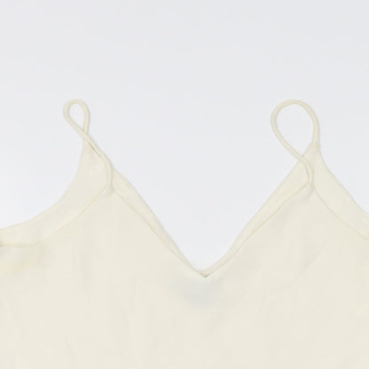 Womens UK Size 8 H&M Ivory Camisole T-Shirt