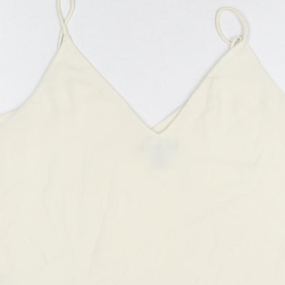 Womens UK Size 8 H&M Ivory Camisole T-Shirt