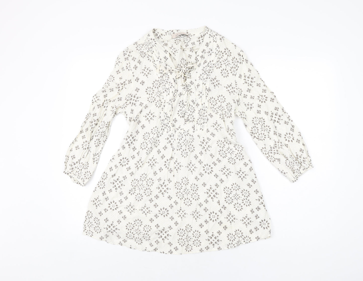 Womens UK Size 8 Per Una Ivory Basic Blouse