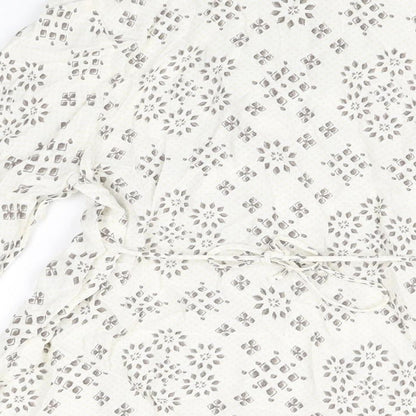 Womens UK Size 8 Per Una Ivory Basic Blouse