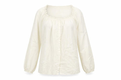 Womens UK Size S Kenneth Cole Ivory Basic Button-Up
