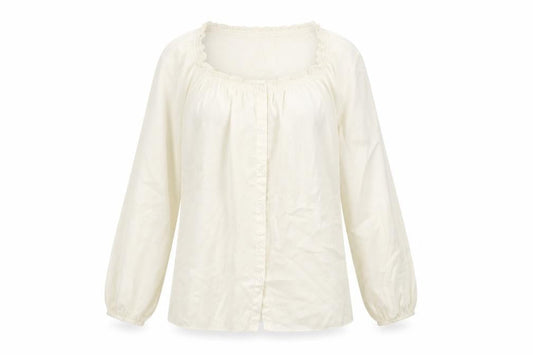 Womens UK Size S Kenneth Cole Ivory Basic Button-Up
