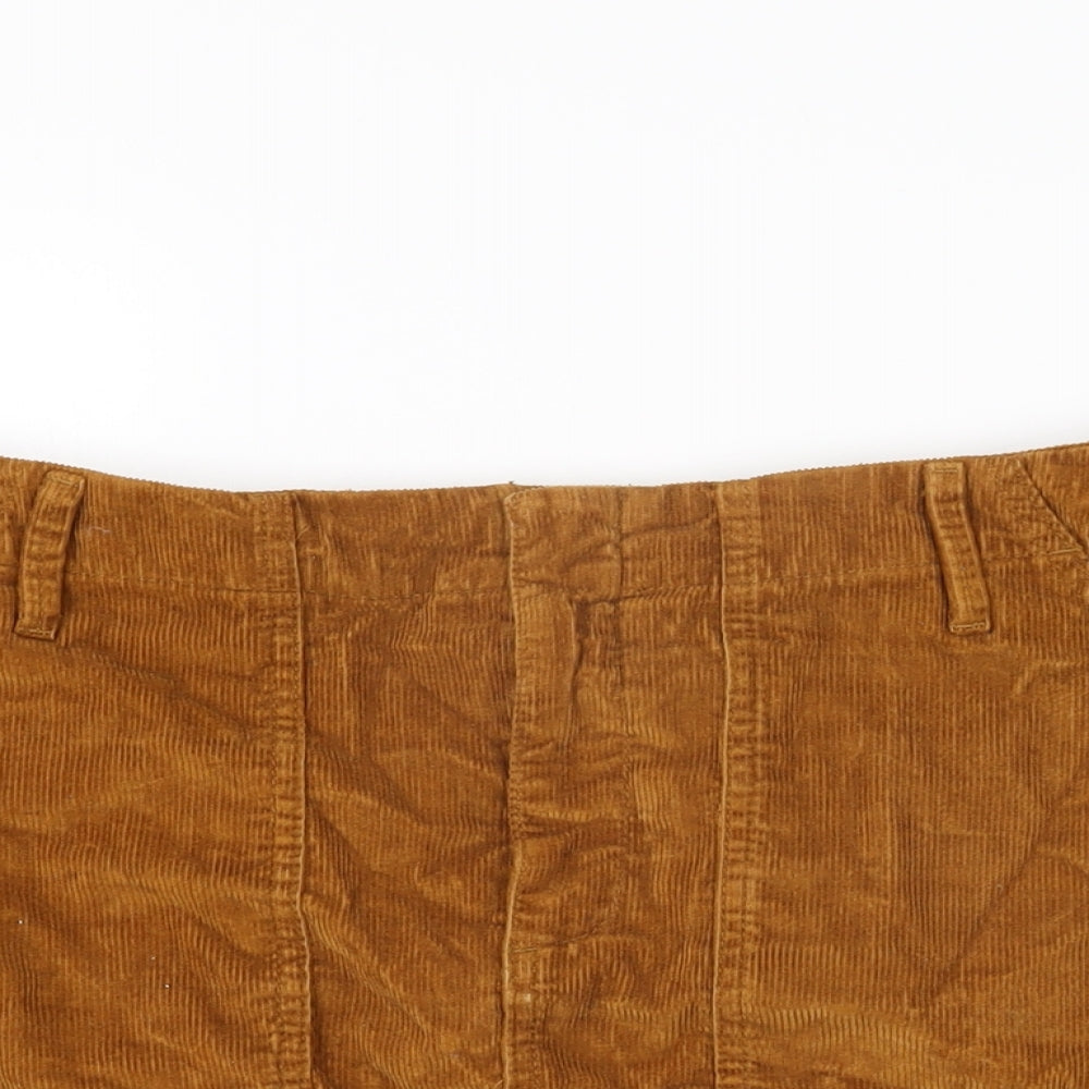 Womens UK Size L Urban Outfitters Mini Corduroy Skirt