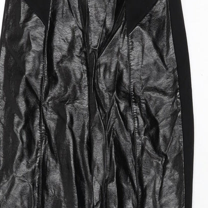 Womens UK Size 8 River Island  Pedal Pusher Black Leggings
