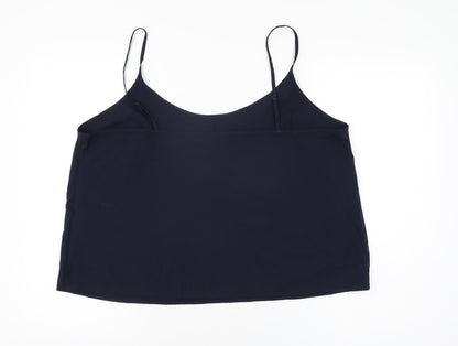 Womens UK Size 20 Marks and Spencer Blue Camisole T-Shirt
