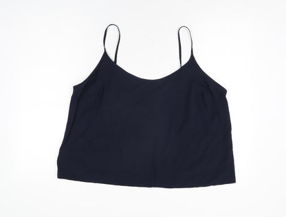 Womens UK Size 20 Marks and Spencer Blue Camisole T-Shirt