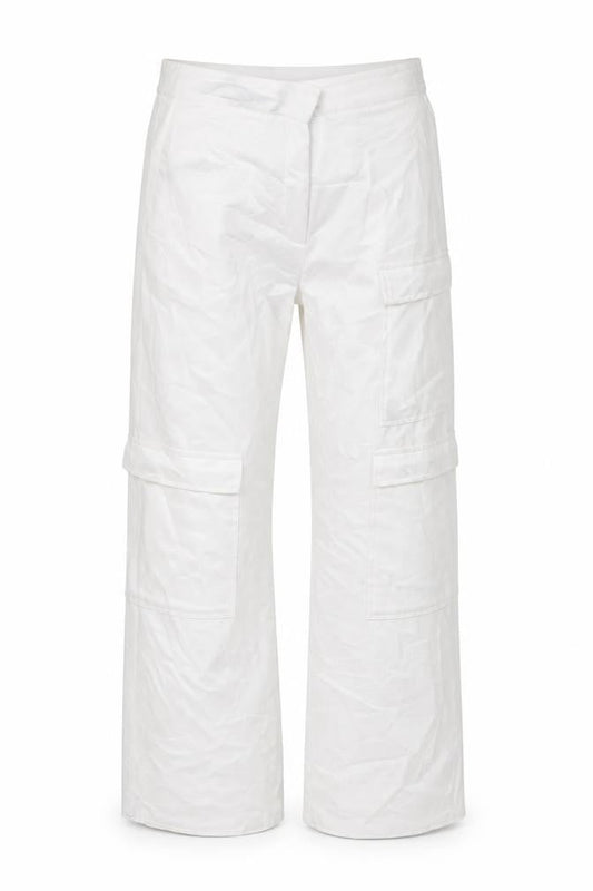 Womens UK Size 6 COLLUSION Regular Fit Cargo White Trousers