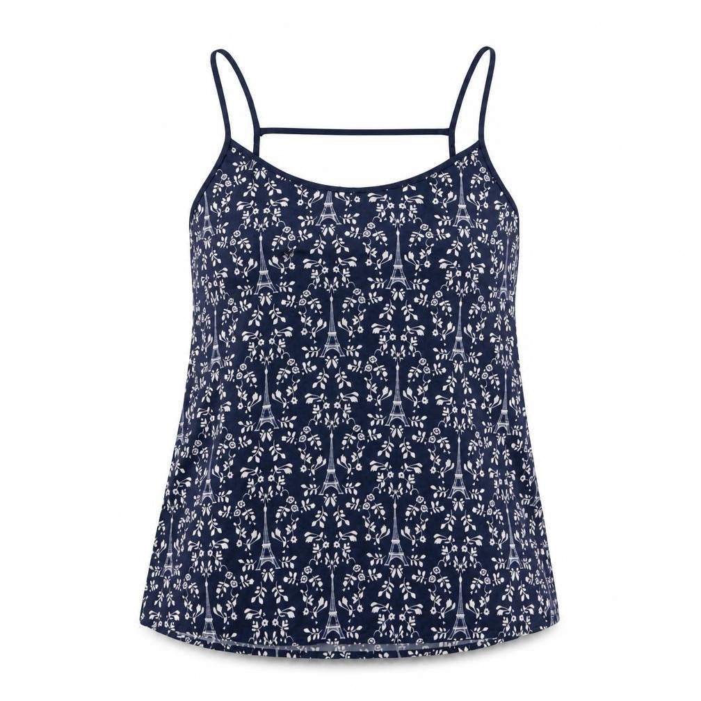 Womens UK Size 8 H&M Blue Camisole T-Shirt
