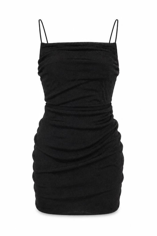 ASOS Womens Black Viscose Bodycon Size 12 Cowl Neck Pullover