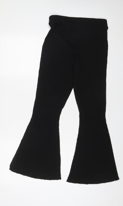 Womens UK Size 10 ASOS Regular Fit  Black Trousers
