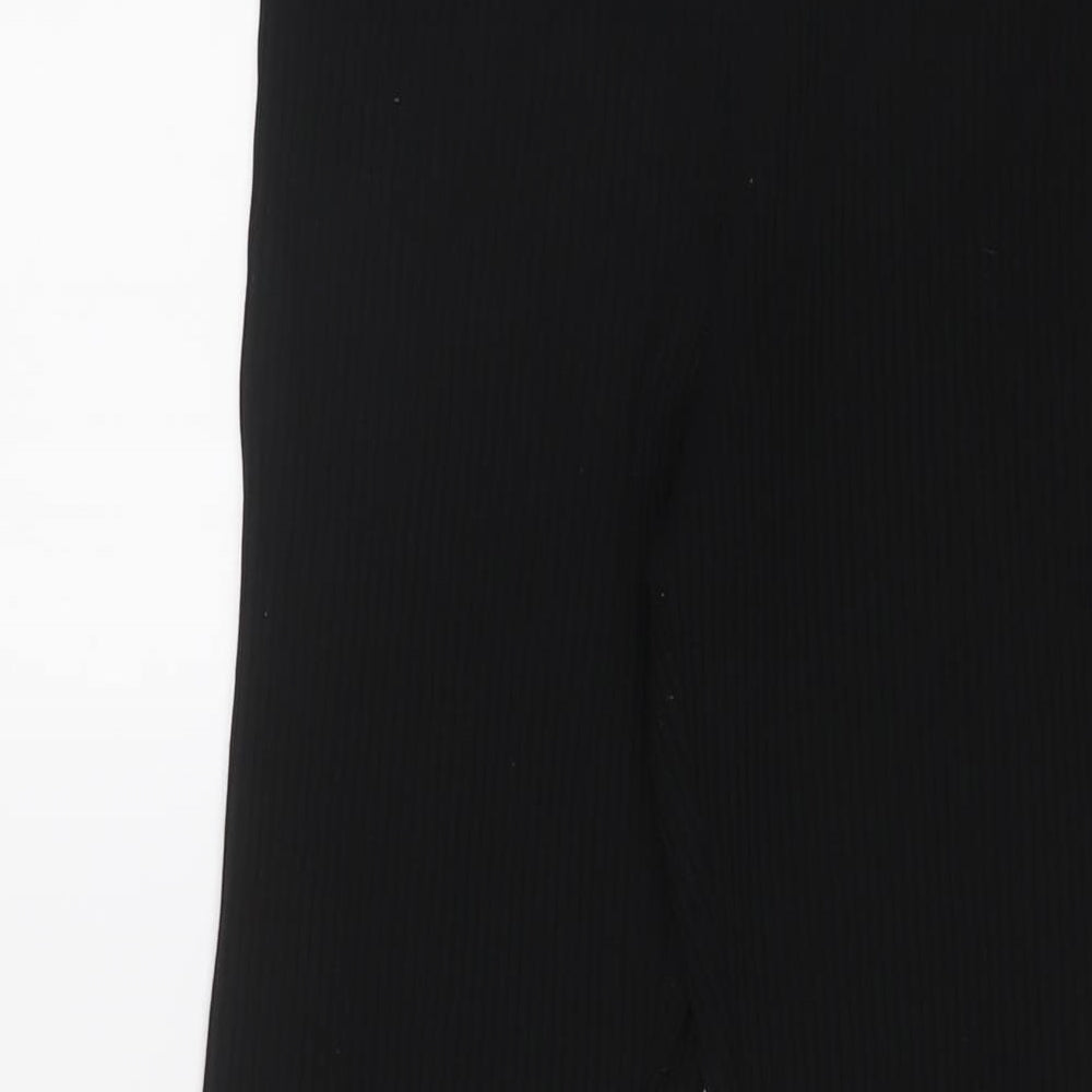 Womens UK Size 10 ASOS Regular Fit  Black Trousers