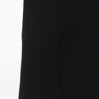 Womens UK Size 10 ASOS Regular Fit  Black Trousers