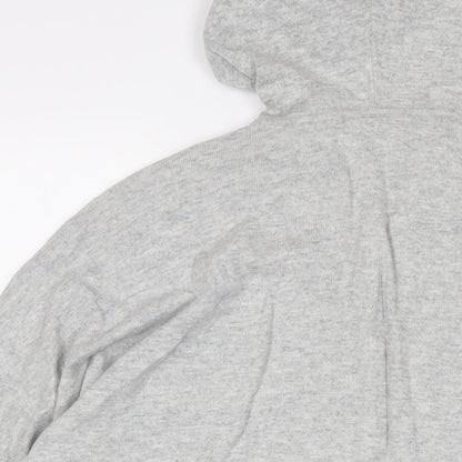 Monsoon Womens Grey Acrylic Pullover Hoodie Size S Pullover
