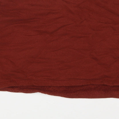 Zara Womens Brown Cotton Pullover Sweatshirt Size L Pullover