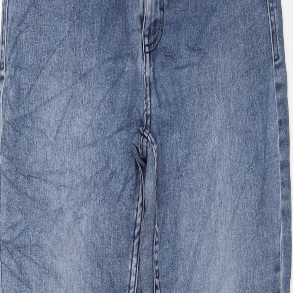 Avenue Womens Blue Cotton Skinny Jeans Size 10 L28 in Regular Zip