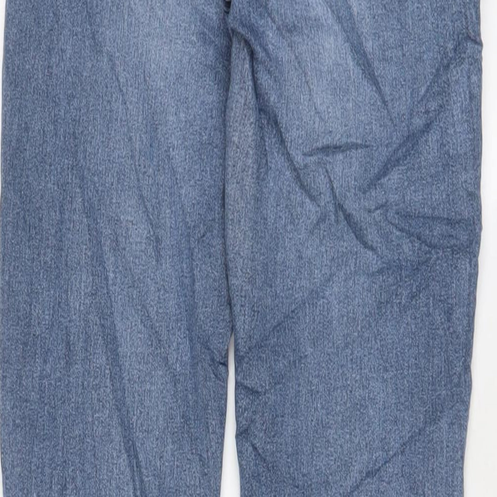 Avenue Womens Blue Cotton Skinny Jeans Size 10 L28 in Regular Zip