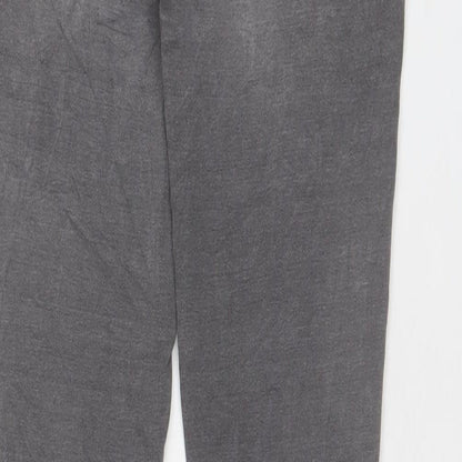 NEXT Womens Grey Cotton Jegging Jeans Size 10 L27 in Regular