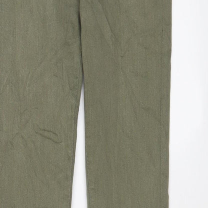 Womens UK Size 8 Marks and Spencer Regular Fit Skinny Green Jeans