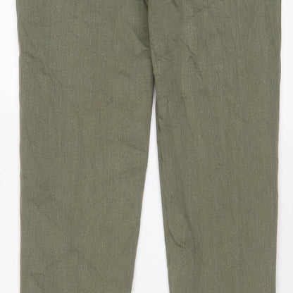 Womens UK Size 8 Marks and Spencer Regular Fit Skinny Green Jeans