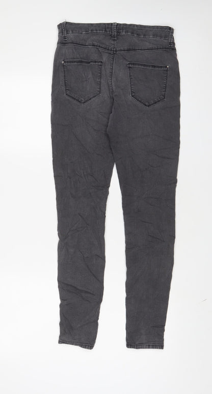 Womens UK Size 8 Marks and Spencer Regular Fit Skinny Grey Jeans
