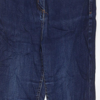 Womens UK Size 12 Marks and Spencer Regular Fit Bootcut Blue Jeans