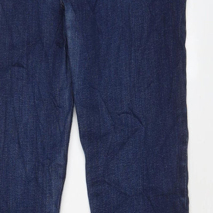 Womens UK Size 12 Marks and Spencer Regular Fit Bootcut Blue Jeans