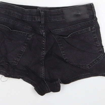 BDG Womens Black Cotton Basic Shorts Size 27 in Regular Zip