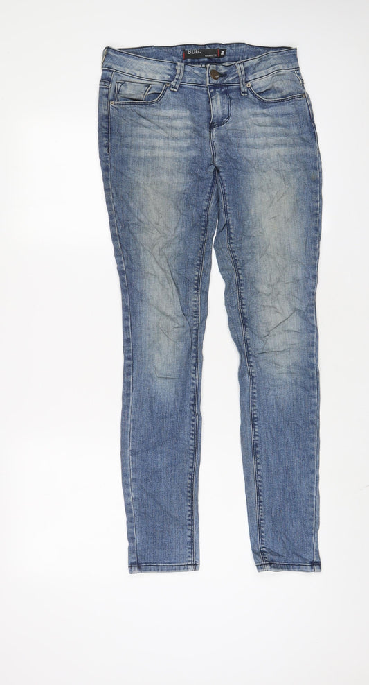 BDG Womens Blue Cotton Skinny Jeans Size 26 in L30 in Regular Zip
