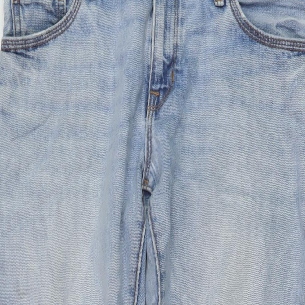 Gap Womens Black Cotton Boyfriend Jeans Size 26 in L28 in Regular Button