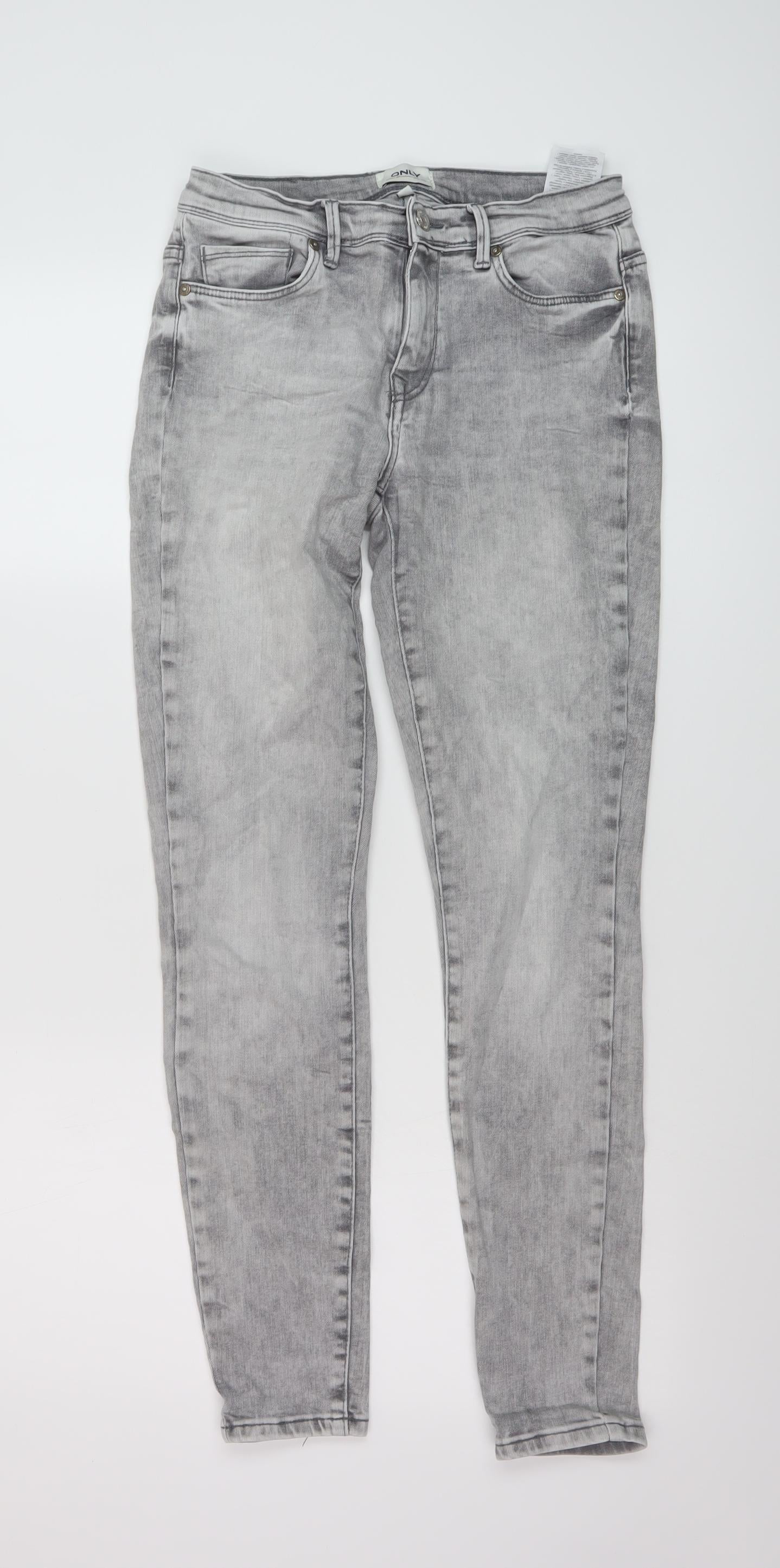 Only Womens Green Cotton Skinny Jeans Size 29 in L29 in Regular Button