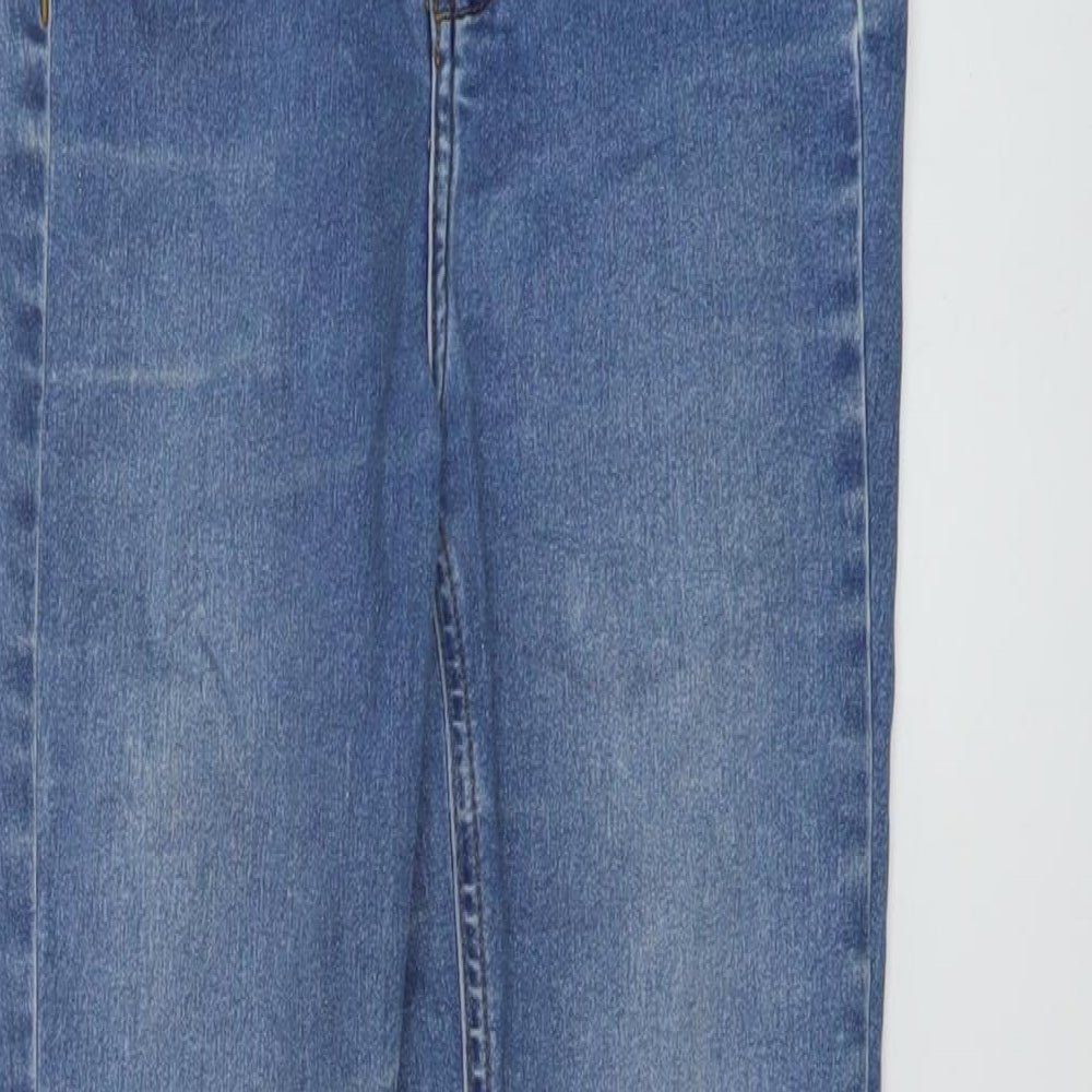 New Look Girls Blue Cotton Jegging Jeans Size 13 Years Regular Button